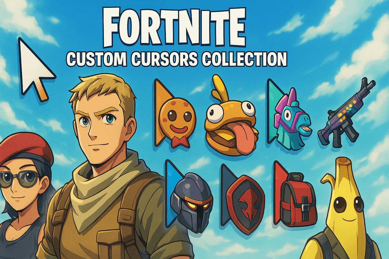 Images for the cursor collection: Fortnite Custom Cursor Collection 