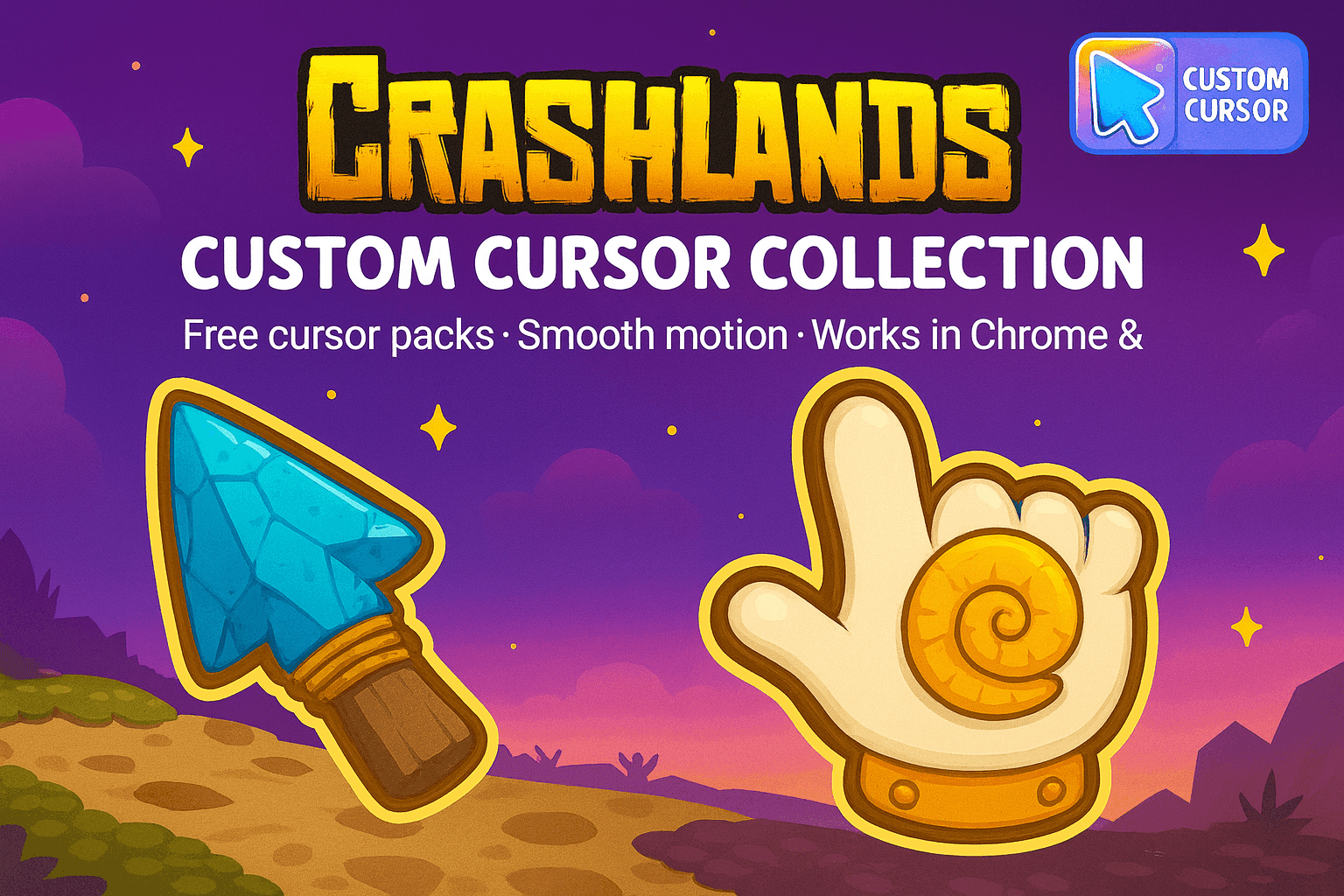 Images for the cursor collection: Crashlands Cursors Collection for Chrome and Edge