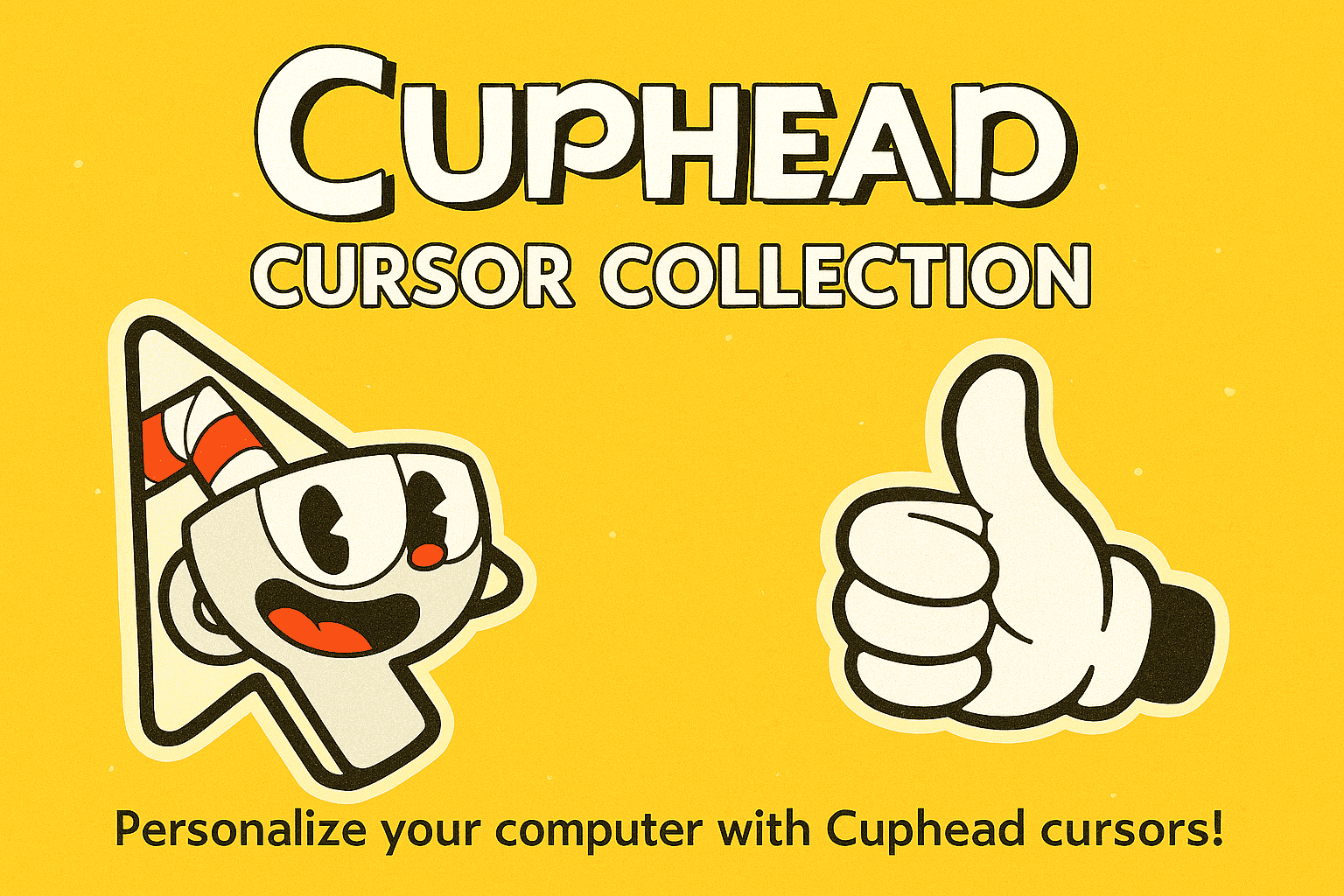 Images for the cursor collection: Cuphead Cursor Collection for PC & Chromebook
