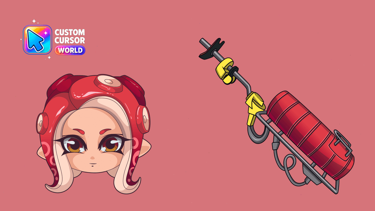 Прев'ю курсор-паку: Custom Cursor Pack - Agent 8 Inkling Adventure