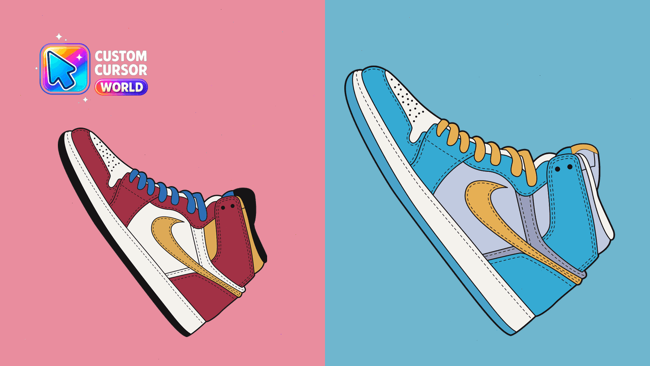 Прев'ю курсор-паку: Air Jordan Custom Cursor Pack for Chrome and Edge