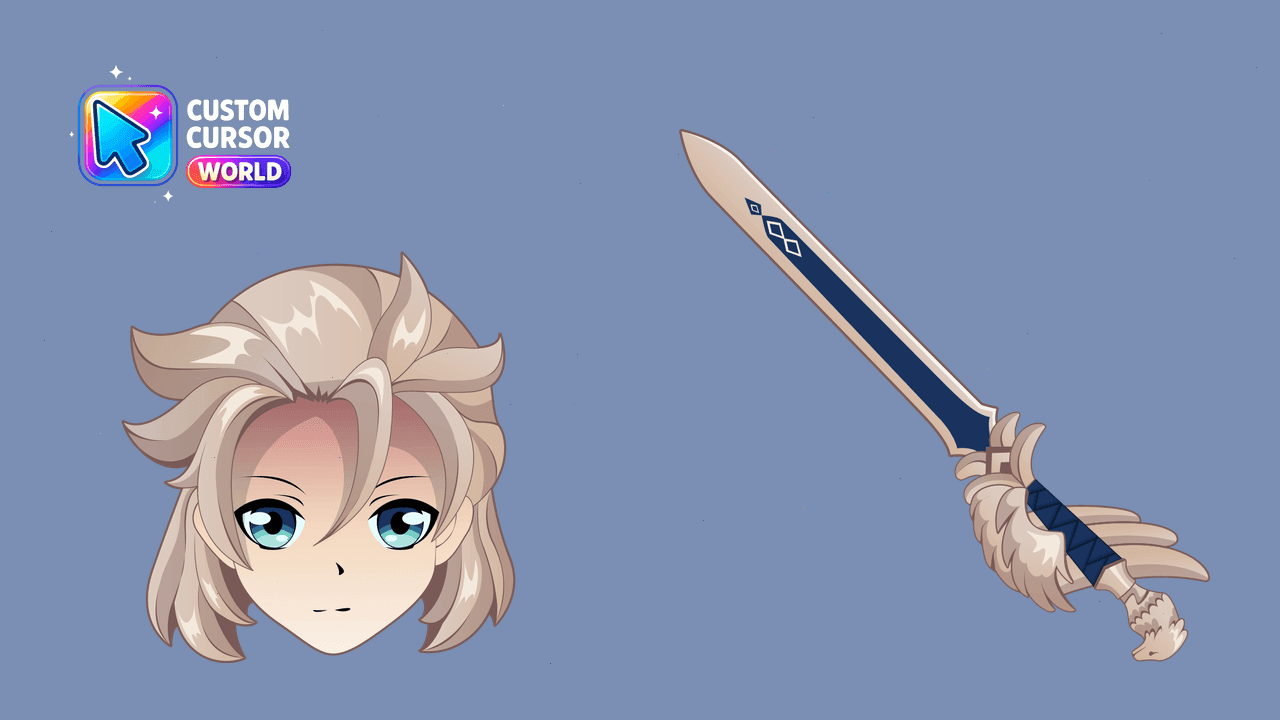 Прев'ю курсор-паку: Albedo Custom Cursor Pack for Genshin Impact Lovers