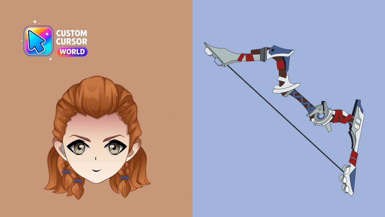 Прев'ю курсор-паку: Aloy Custom Cursor for Chrome & Edge