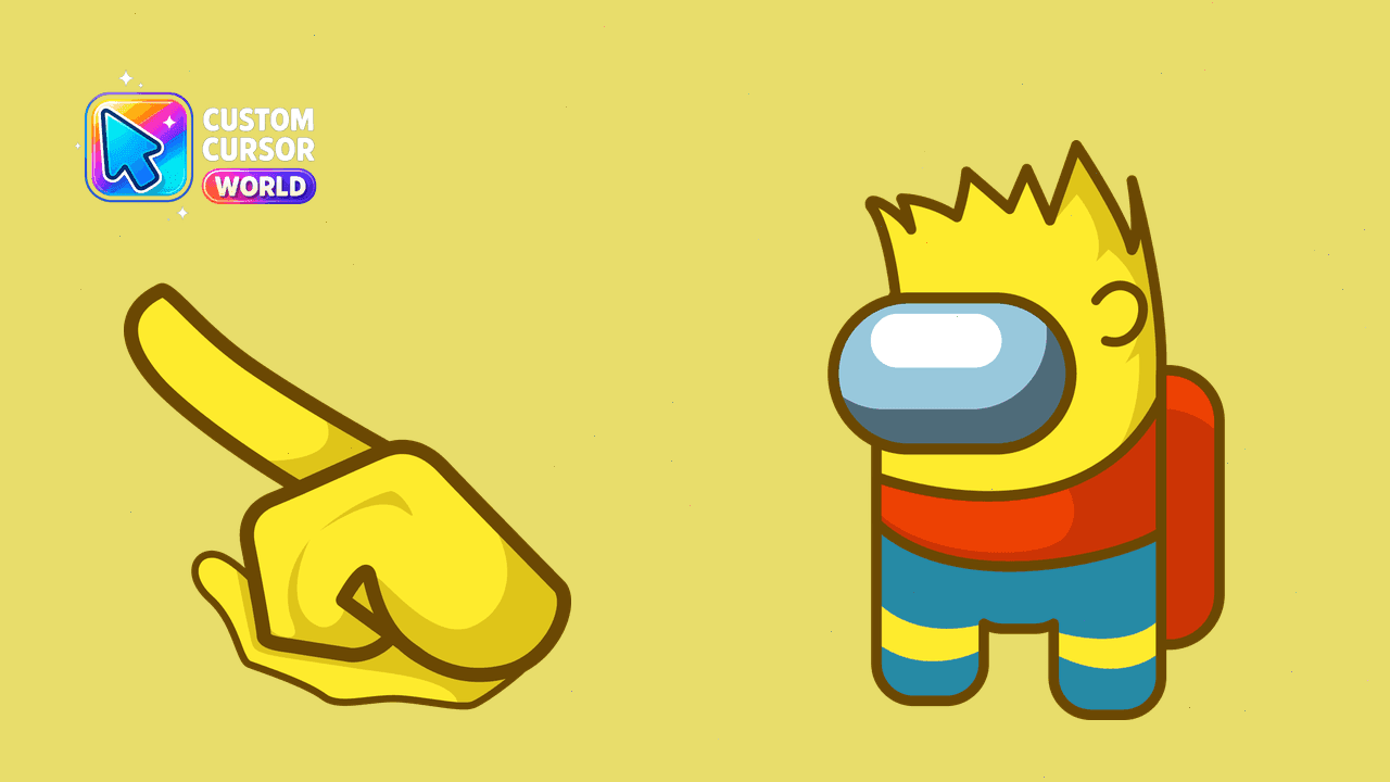 Прев'ю курсор-паку: Custom Bart Simpson Cursor Pack for Web Browsers