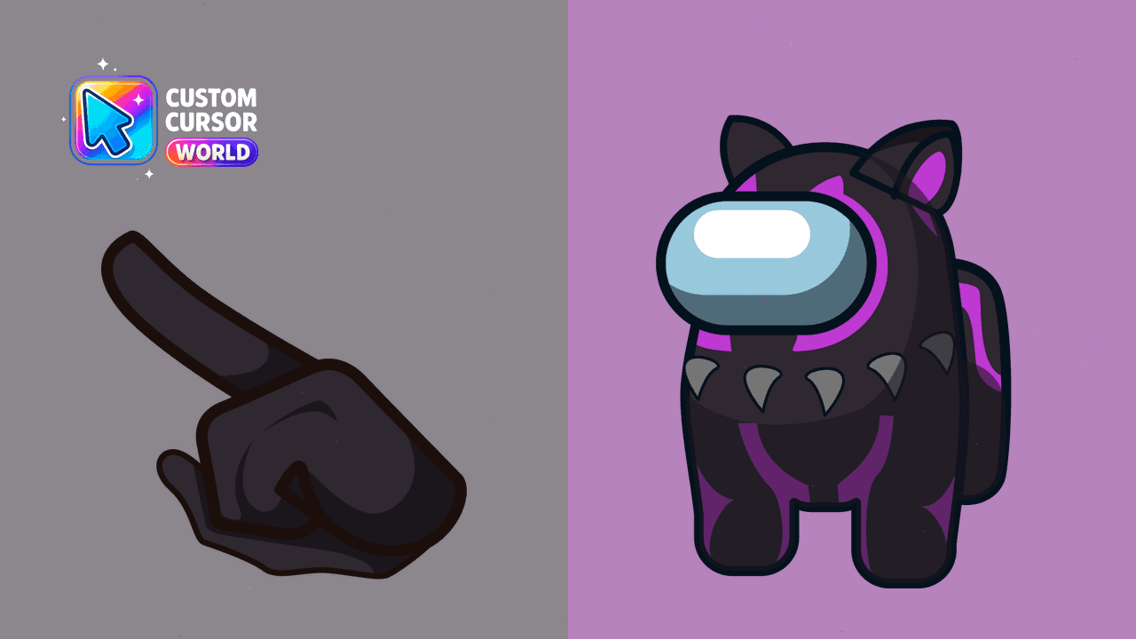 Прев'ю курсор-паку: Black Panther Custom Cursor Pack
