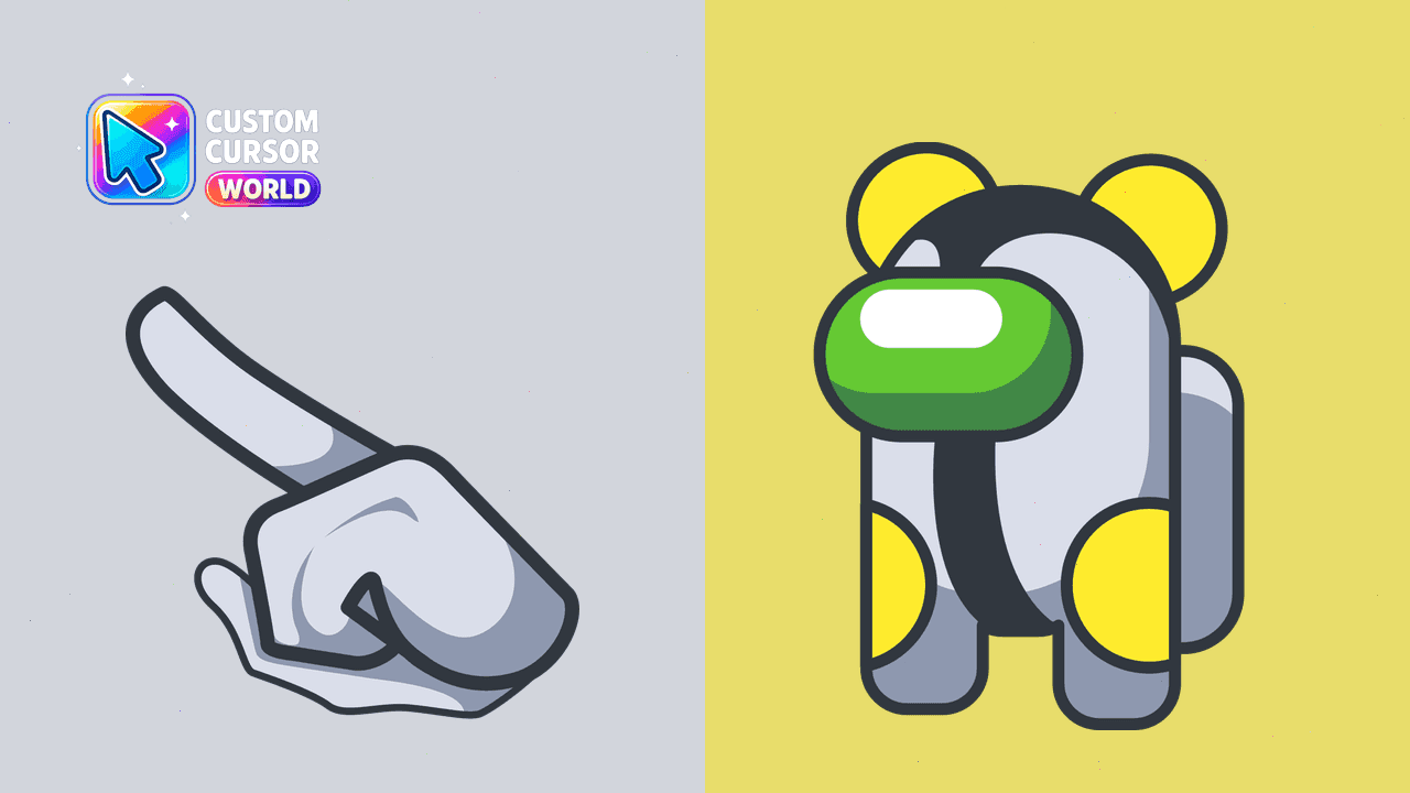 Прев'ю курсор-паку: Among Us Cannonbolt Custom Cursor Pack for Chrome