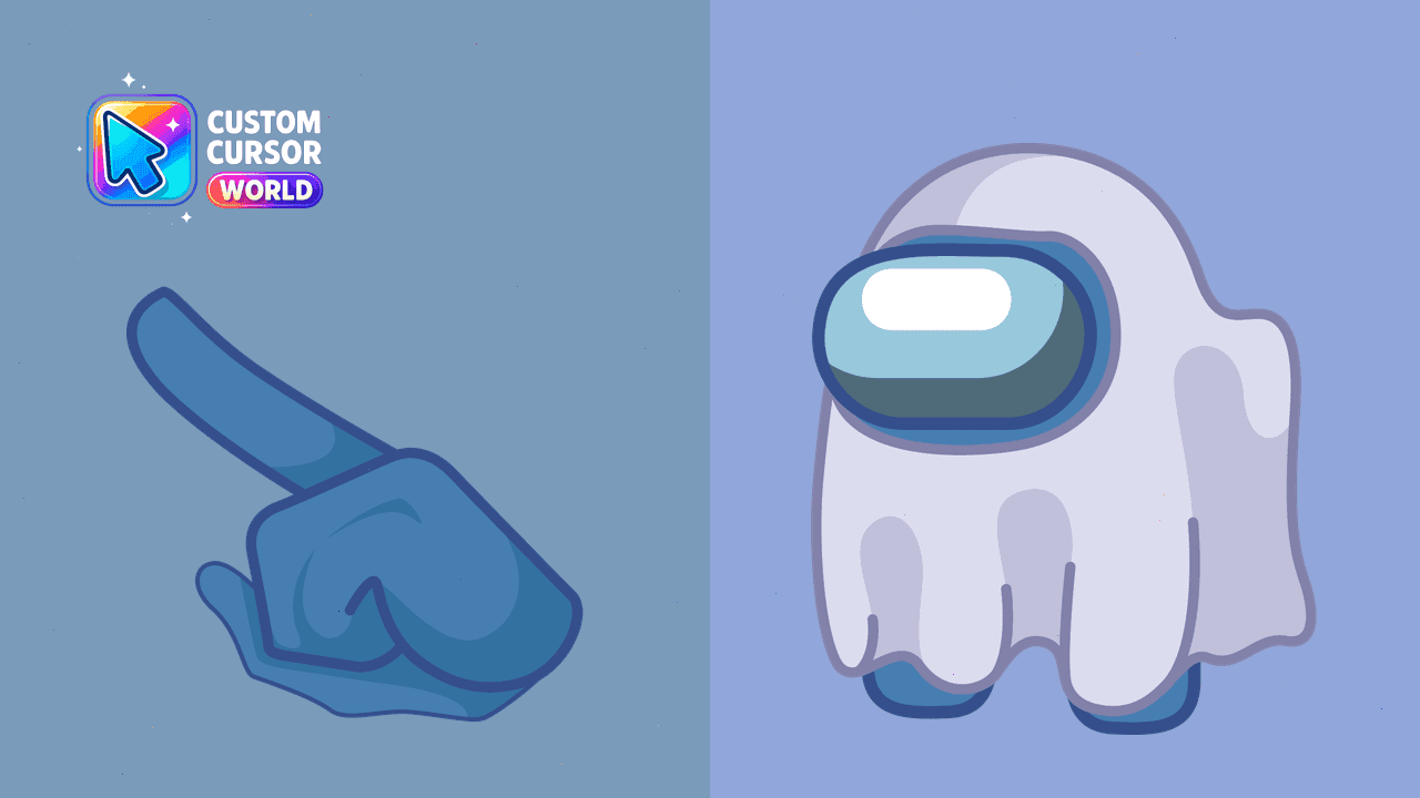 Прев'ю курсор-паку: Ghost Character Custom Cursor Pack for Chrome