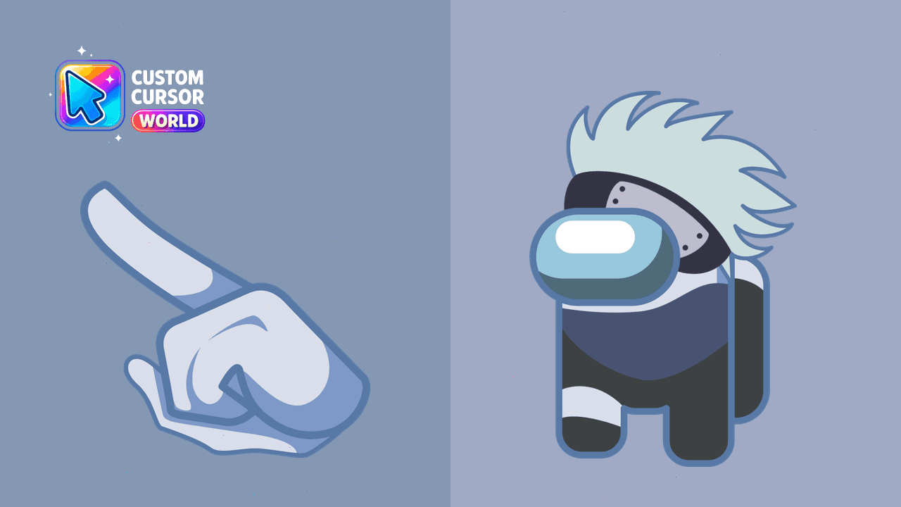 Прев'ю курсор-паку: Kakashi Hatake Custom Cursor Pack for Chrome