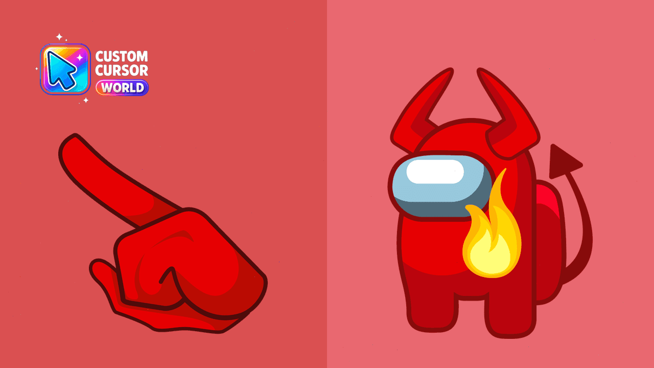 Прев'ю курсор-паку: Custom Lucifer Horns Cursor Pack for Windows and Browsers