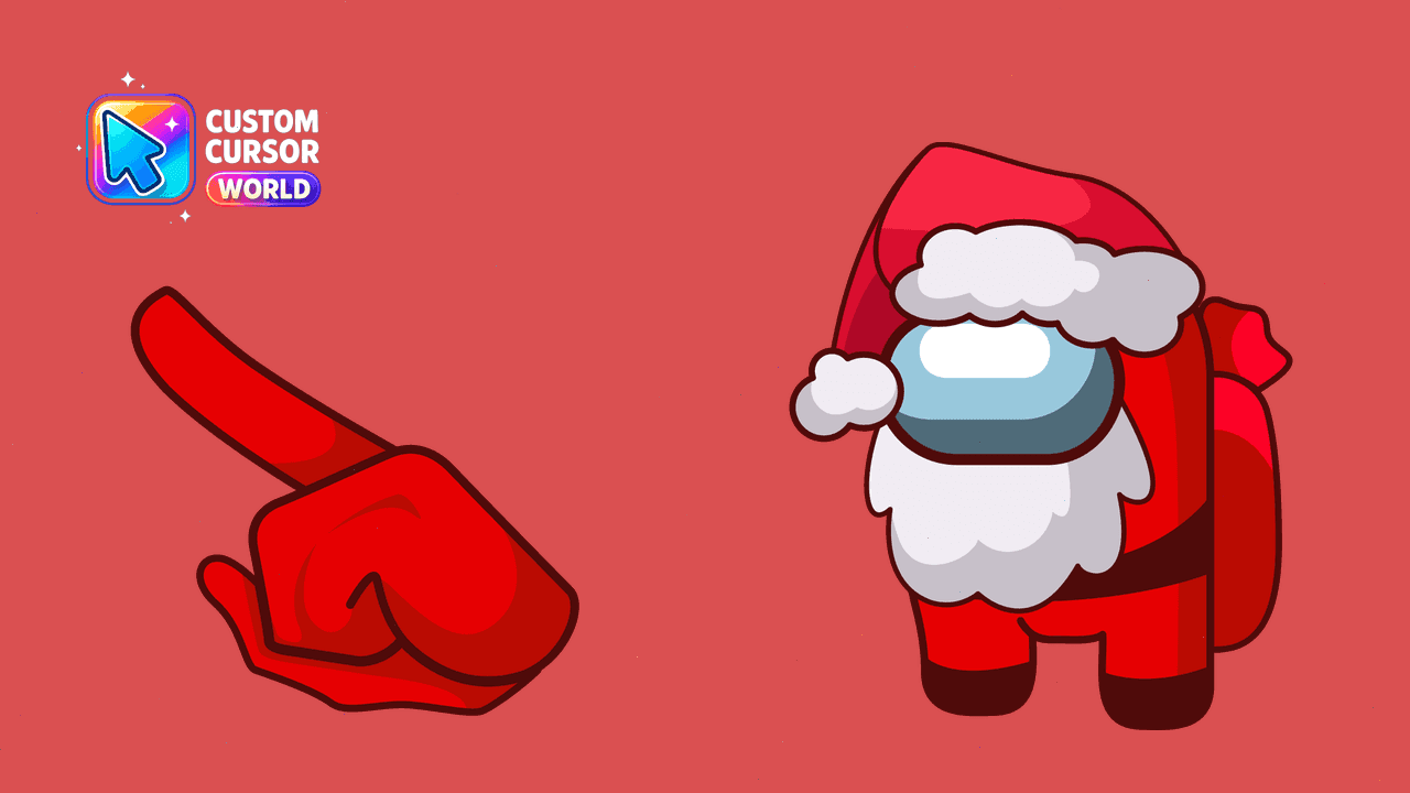 Прев'ю курсор-паку: Santa Among Us Custom Cursor Pack