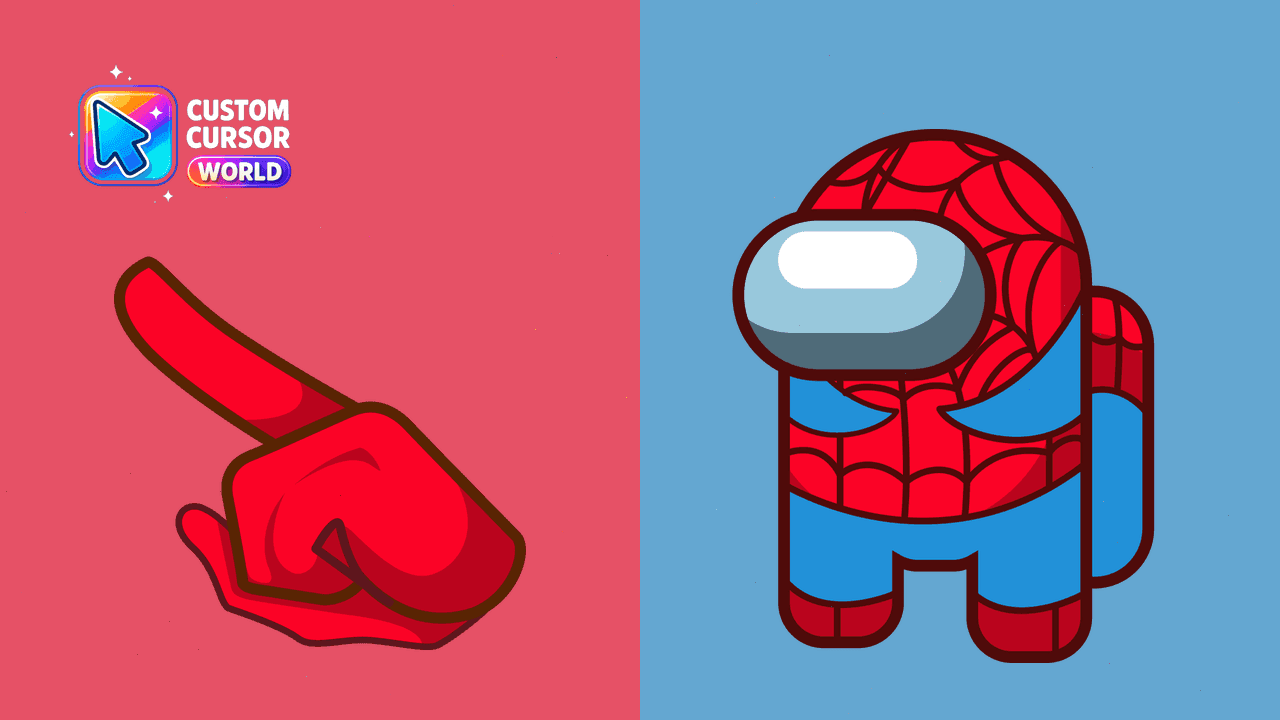 Прев'ю курсор-паку: Spider-Man Custom Cursor Pack for Chrome and Edge