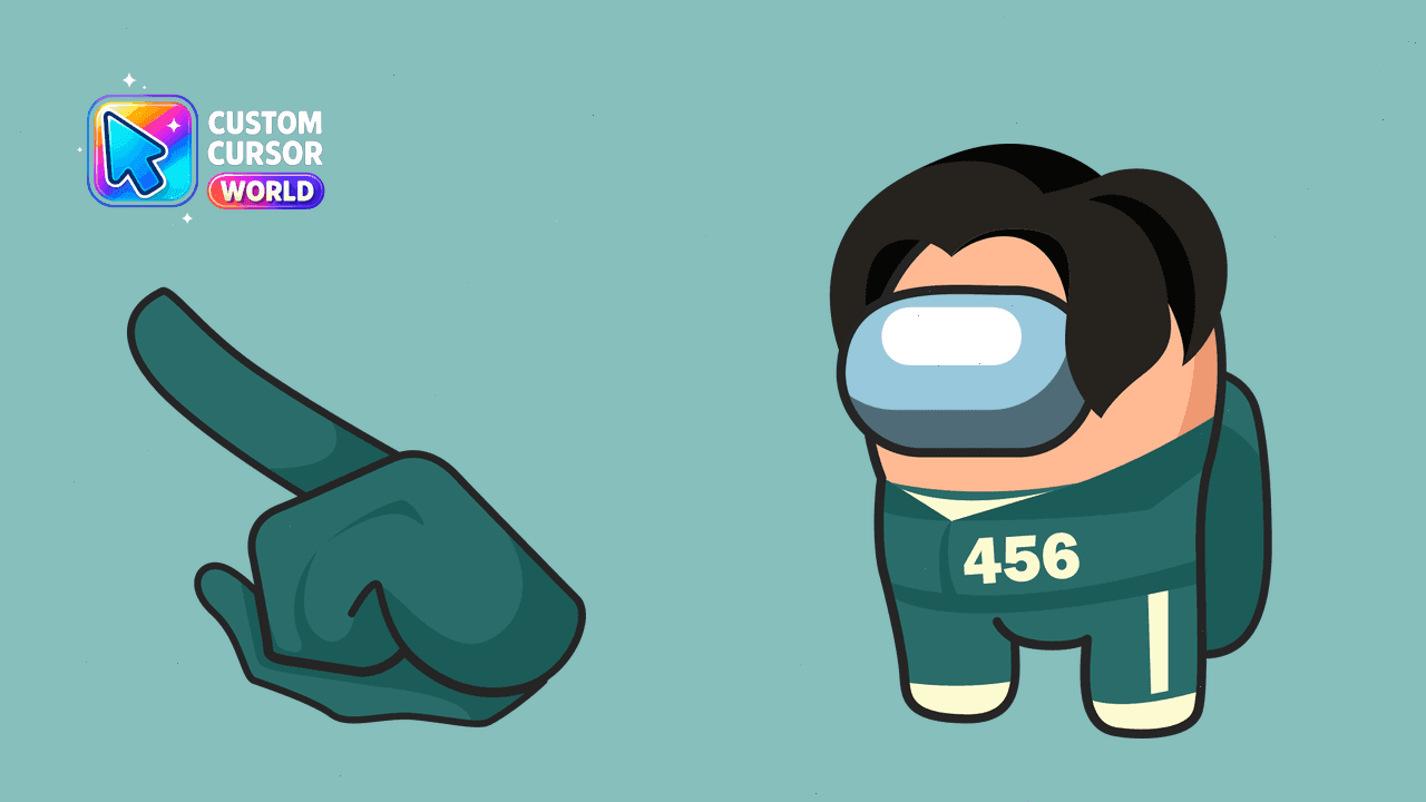 Прев'ю курсор-паку: Custom Cursor Pack - Among Us Gi-Hun Character