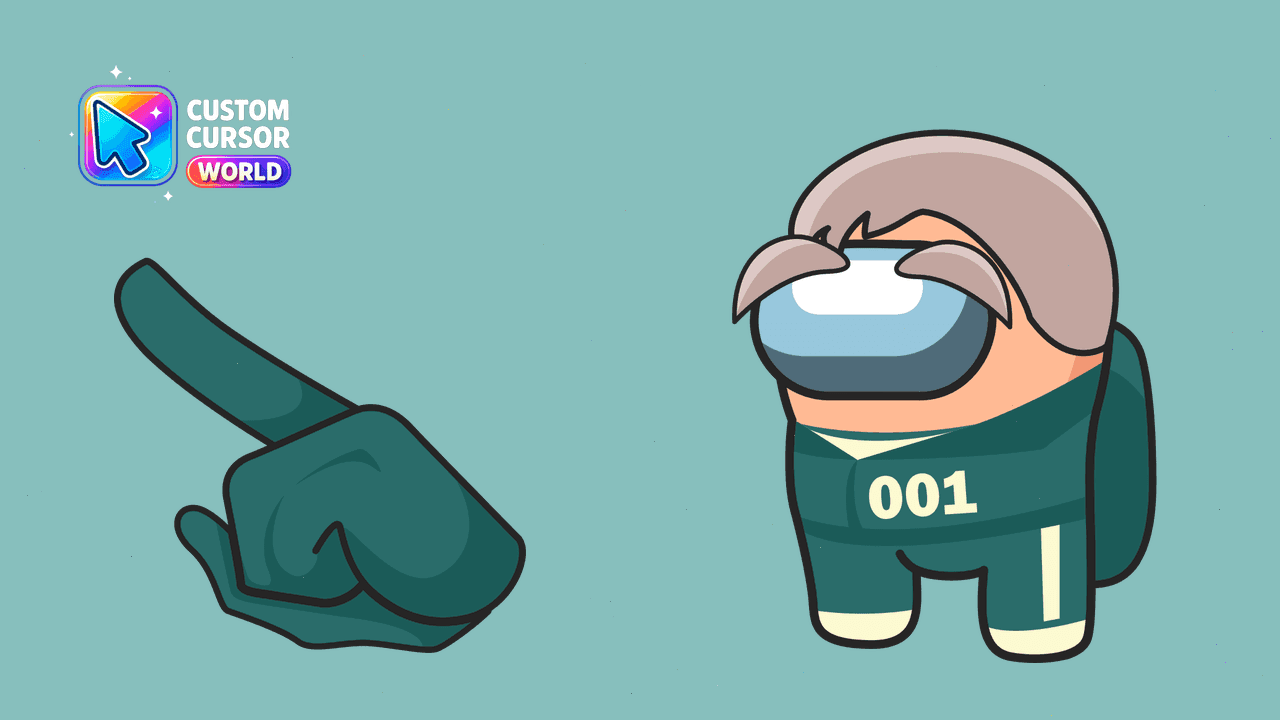 Прев'ю курсор-паку: Custom Cursor Pack for Among Us and Squid Game Fans