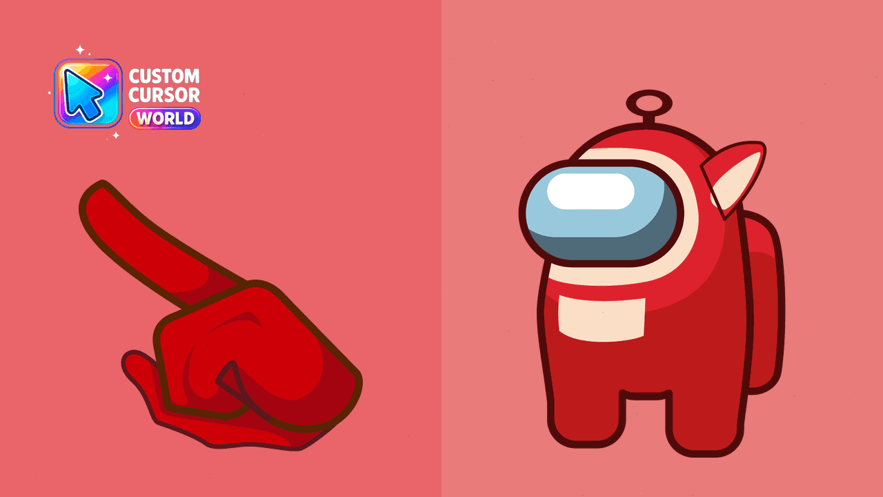Прев'ю курсор-паку: Among Us Teletubbies Custom Cursor Pack