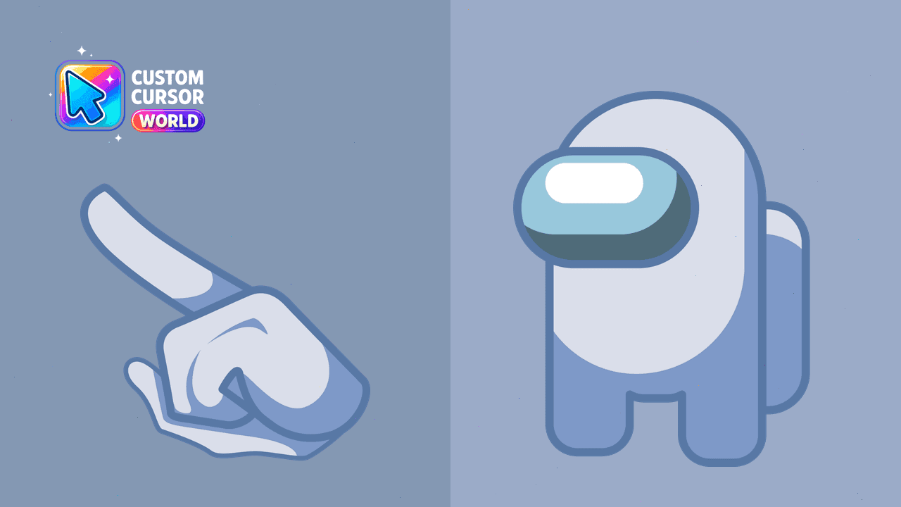 Прев'ю курсор-паку: Custom Cursor Pack - Among Us Collection for Chrome