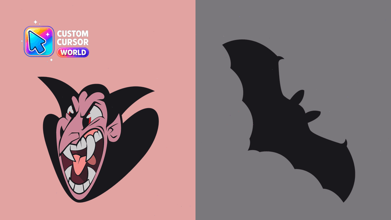 Прев'ю курсор-паку: Vampire Cursor Pack for Browsers