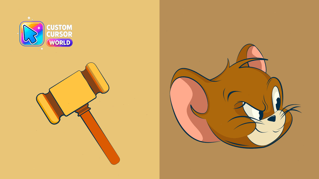 Прев'ю курсор-паку: Cheerful Jerry Cursor Pack for Chrome and Edge