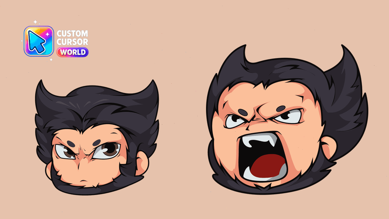Прев'ю курсор-паку: Wolverine Cursor Pack for Browser Enthusiasts