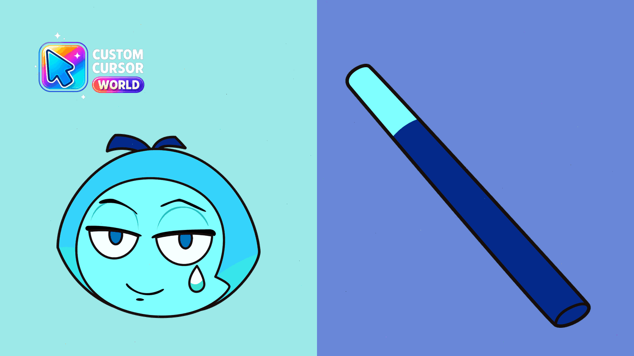 Прев'ю курсор-паку: Aquamarine Cursor Pack for Chrome & Edge