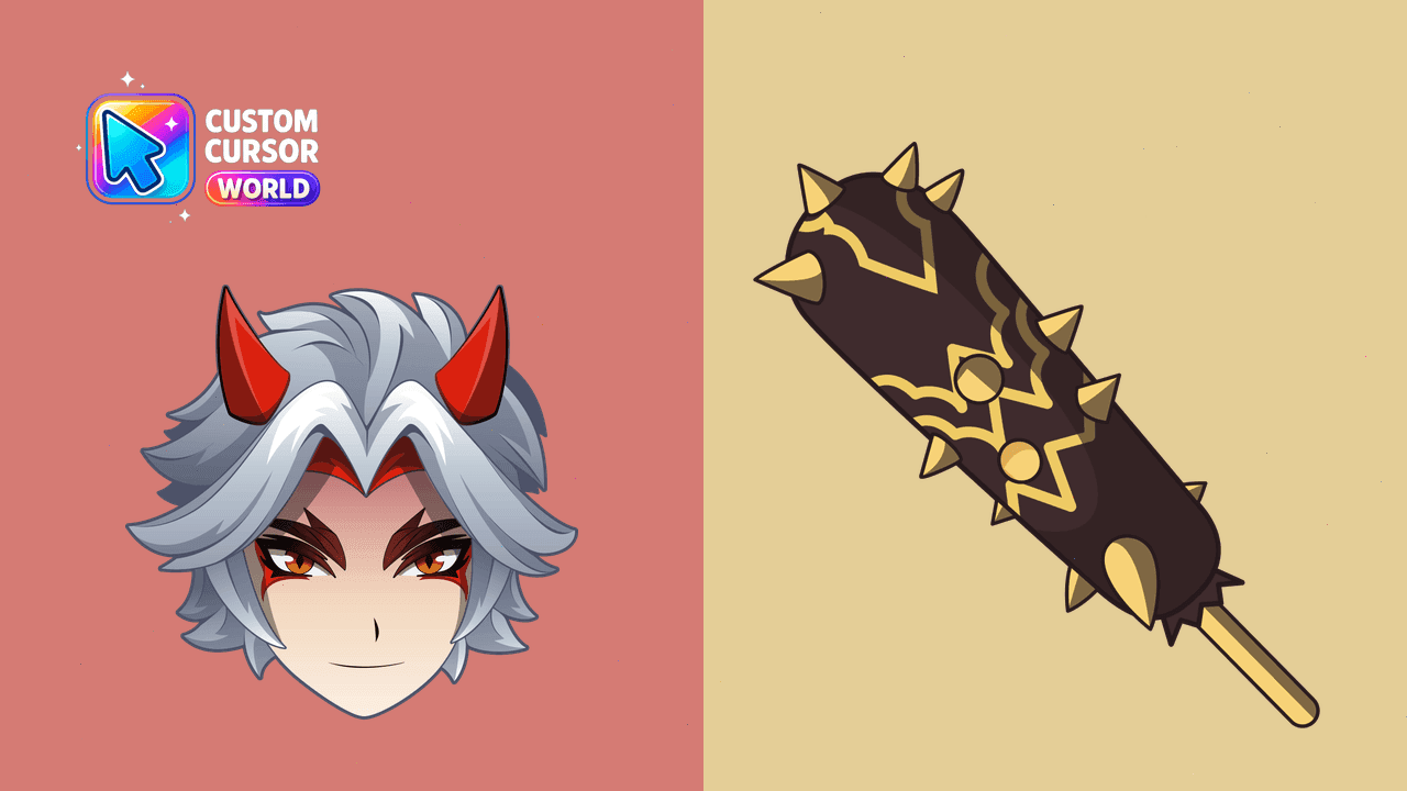 Прев'ю курсор-паку: Custom Arataki Itto Cursor Pack for Genshin Impact