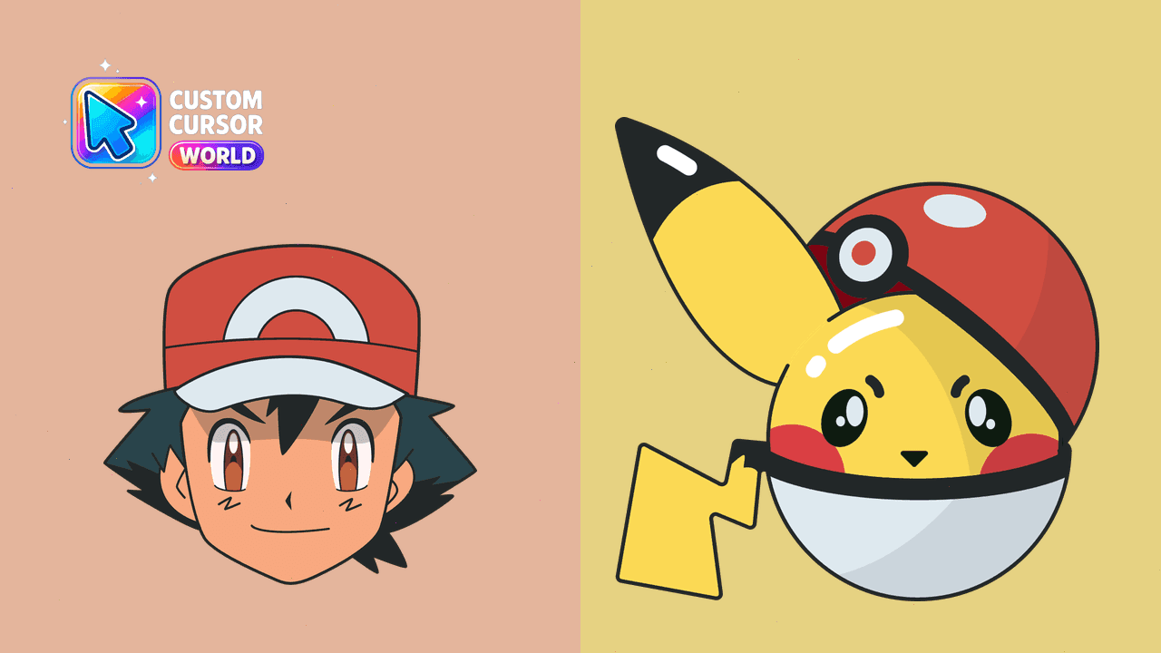 Прев'ю курсор-паку: Ash Ketchum Custom Cursor Pack for Chrome and Edge