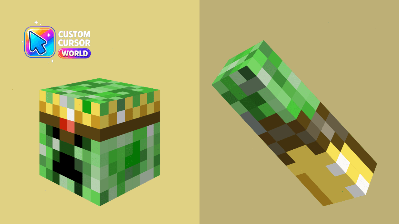 Прев'ю курсор-паку: PixelCraft Cursor Pack - Minecraft Theme for Chrome & Edge