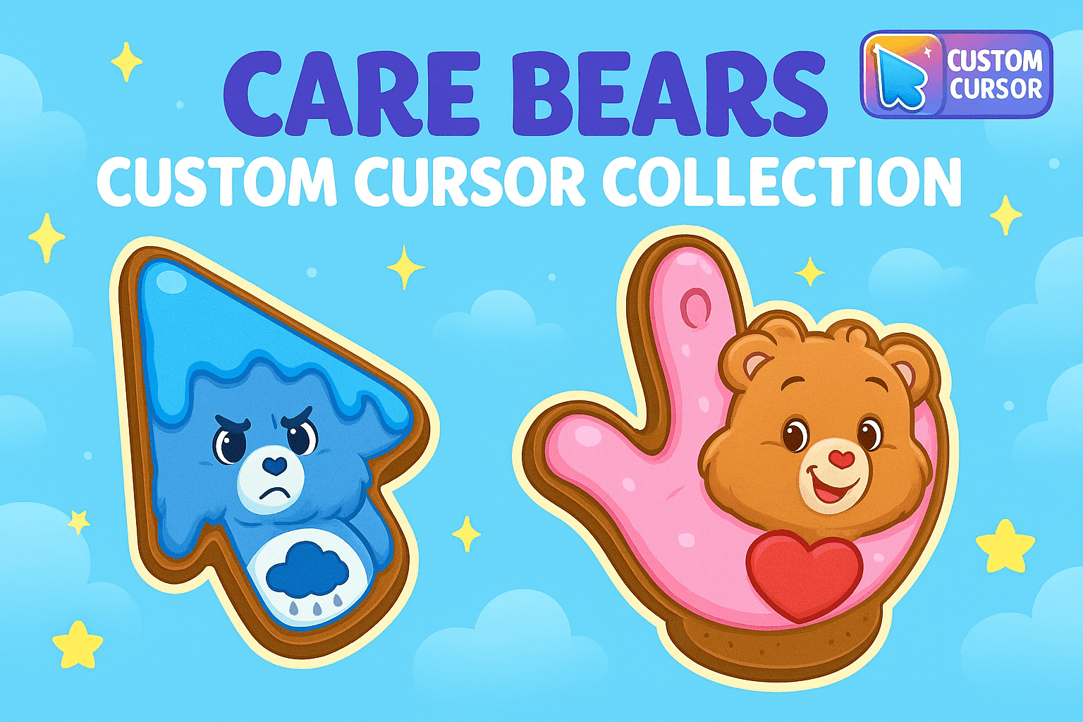 Images for the cursor collection: Care Bears Custom Cursor Collection