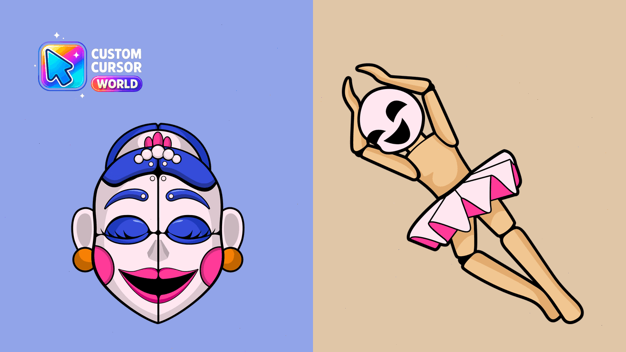 Прев'ю курсор-паку: Ballora Custom Cursor Pack