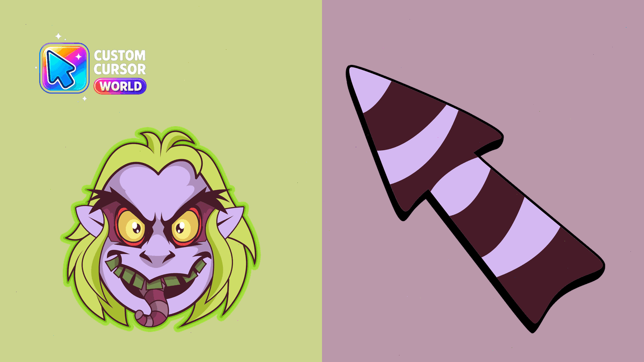 Прев'ю курсор-паку: Beetlejuice Custom Cursor Pack for Chrome