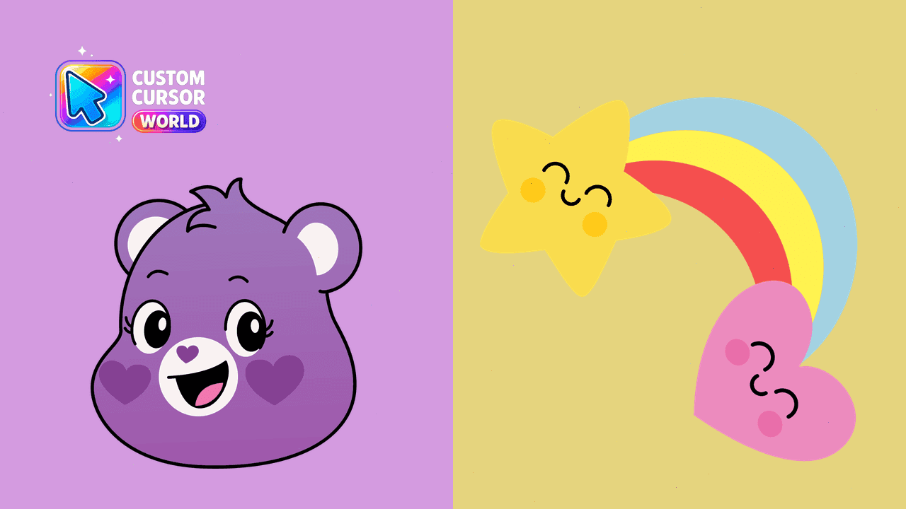 Прев'ю курсор-паку: Custom Cursor Pack for Chrome & Edge - Best Friend Bear