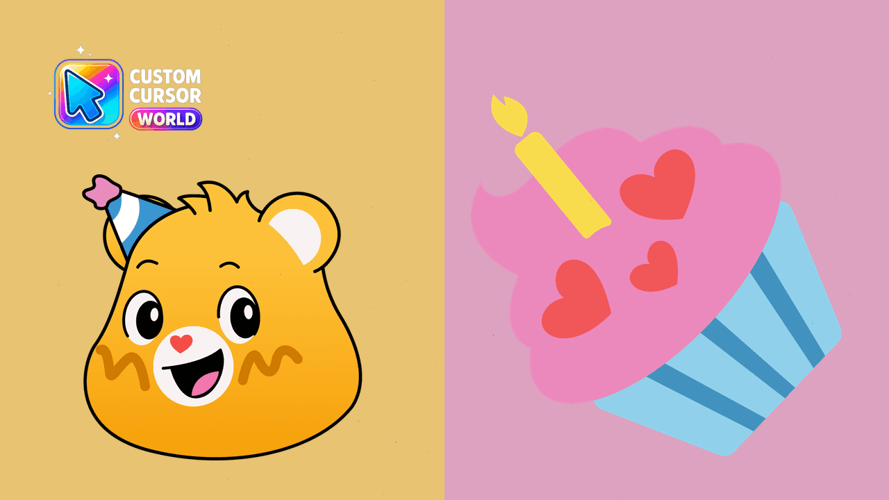 Прев'ю курсор-паку: Cheerful Birthday Cursor Pack