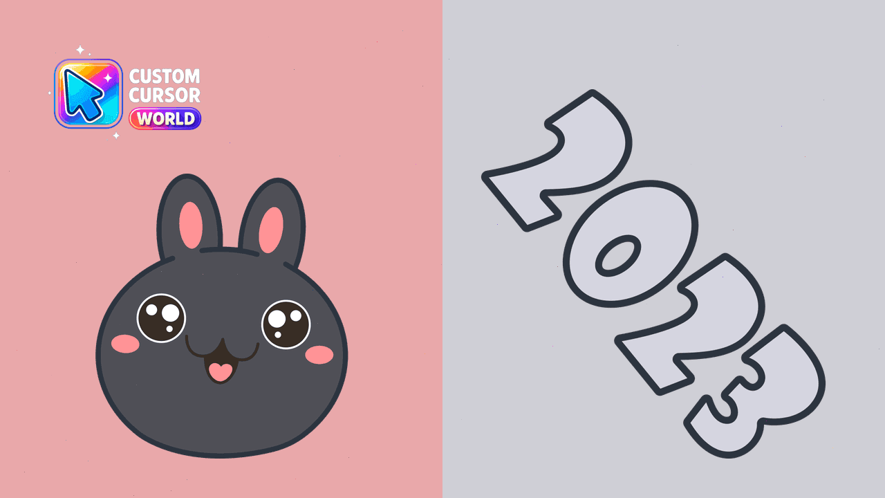 Прев'ю курсор-паку: Black Water Rabbit Custom Cursor Pack