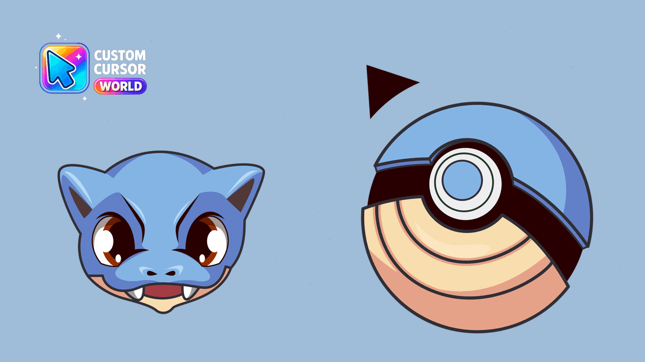 Прев'ю курсор-паку: Blastoise Custom Cursor Pack