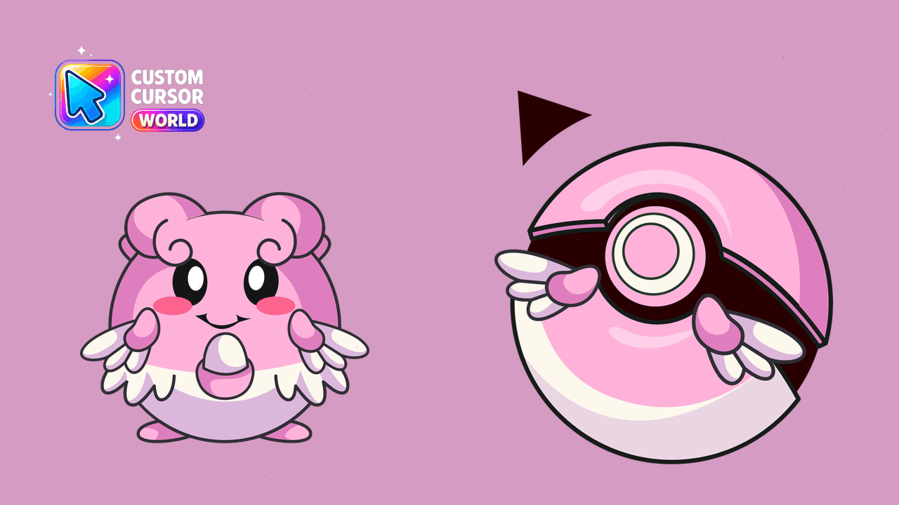 Прев'ю курсор-паку: Custom Cursor Pack - Blissey Theme