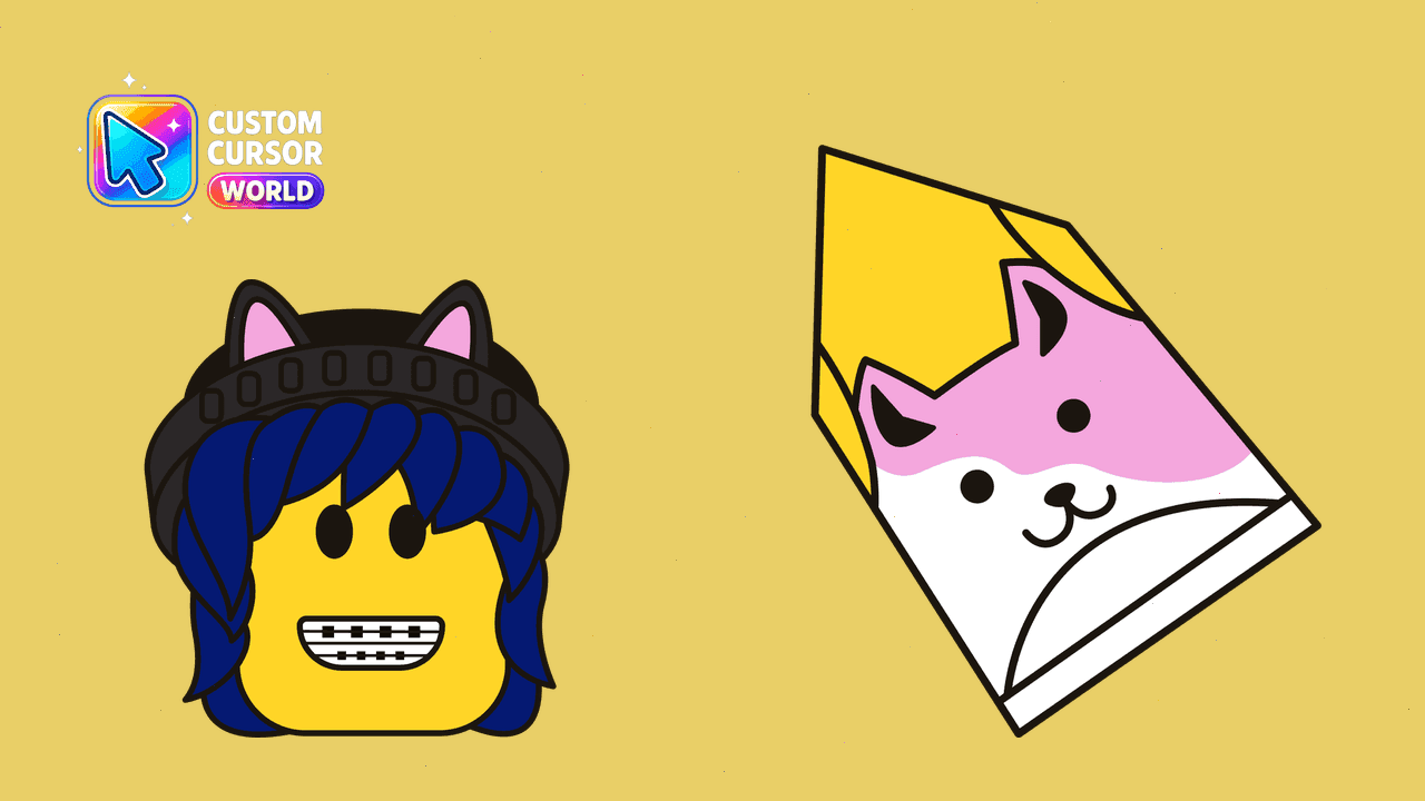 Прев'ю курсор-паку: Cat Cursor Pack for Roblox Gamers