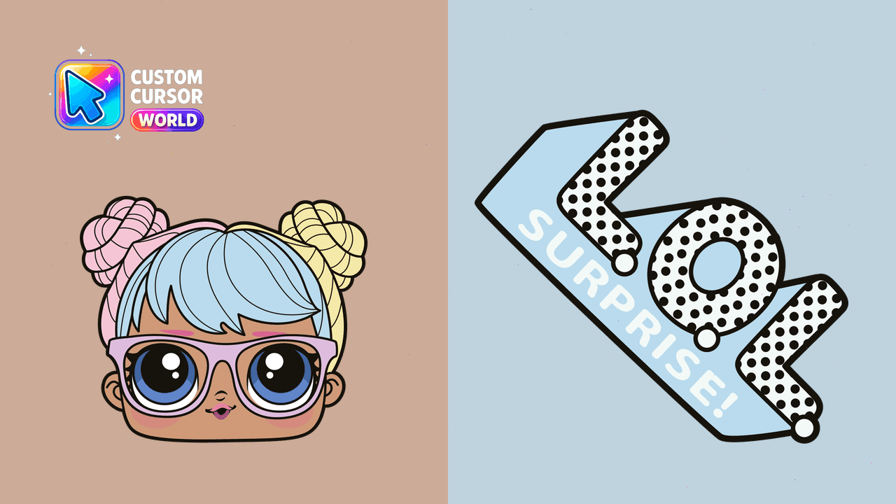 Прев'ю курсор-паку: Bon Bon Custom Cursor for Chrome