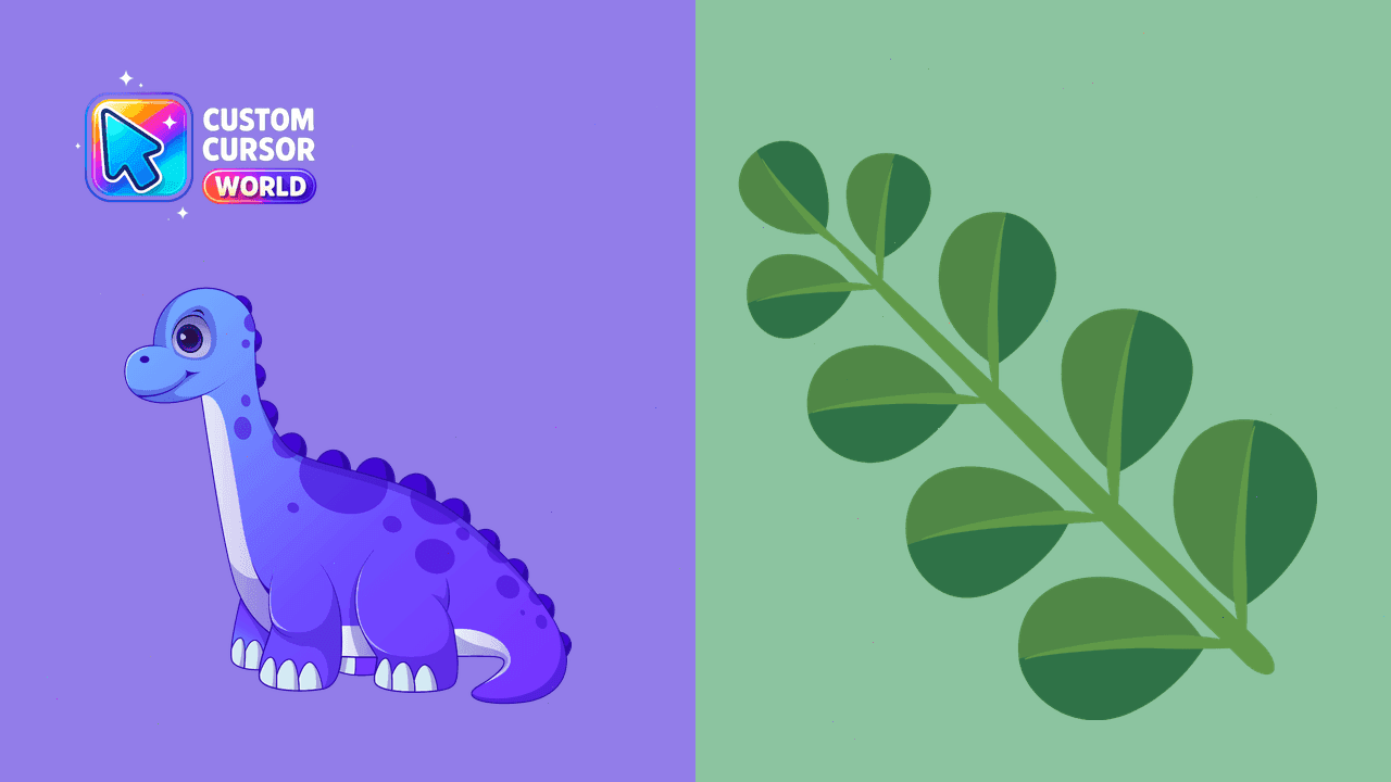 Прев'ю курсор-паку: Brachiosaurus Custom Cursor Pack