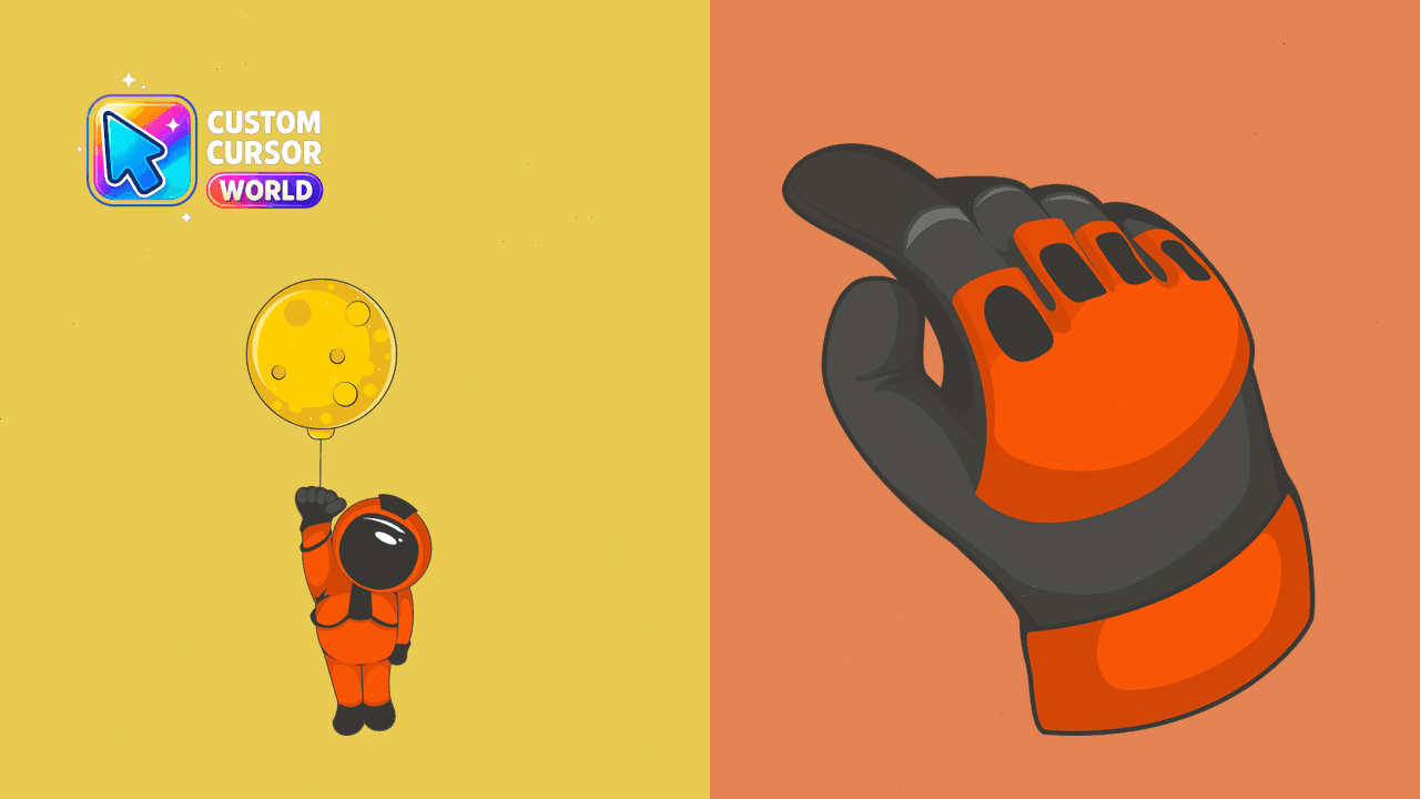 Прев'ю курсор-паку: Custom Cursor Pack - Brave Astronaut