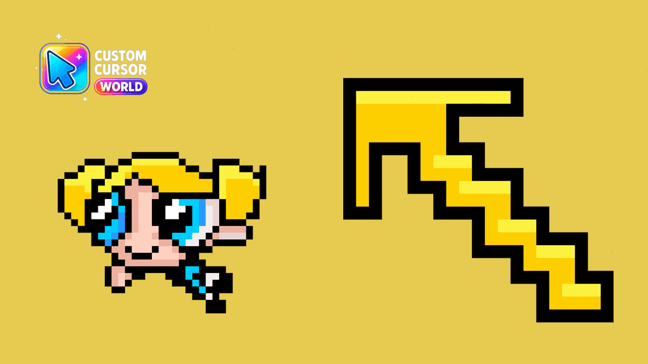 Прев'ю курсор-паку: Cute Bubbles Pixel Cursor Pack
