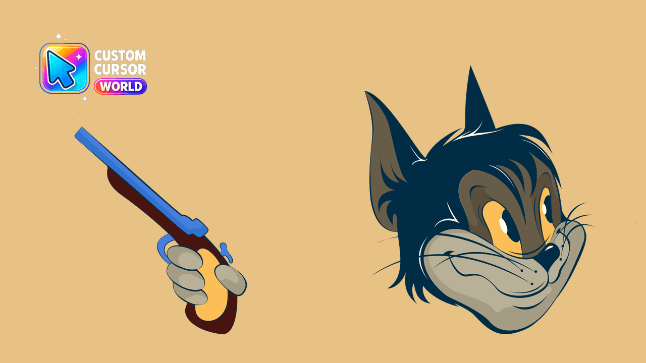 Прев'ю курсор-паку: Butch Cat Custom Cursor Pack for Chrome