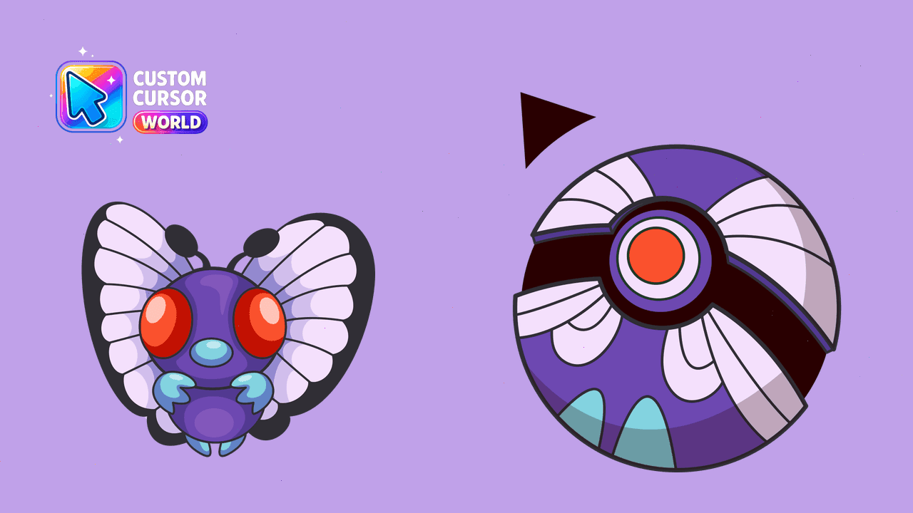 Прев'ю курсор-паку: Butterfree Custom Cursor for Chrome and Edge