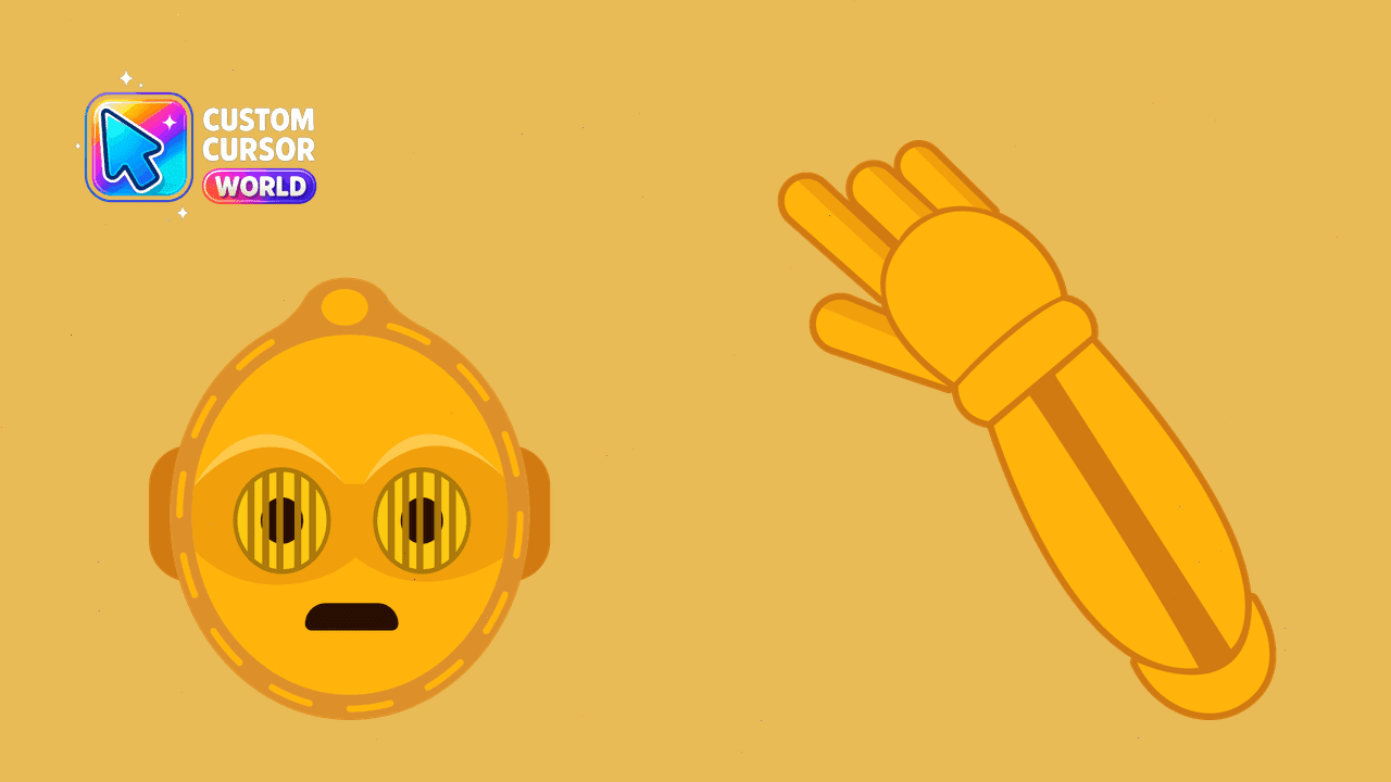 Прев'ю курсор-паку: C-3PO Custom Cursor Pack