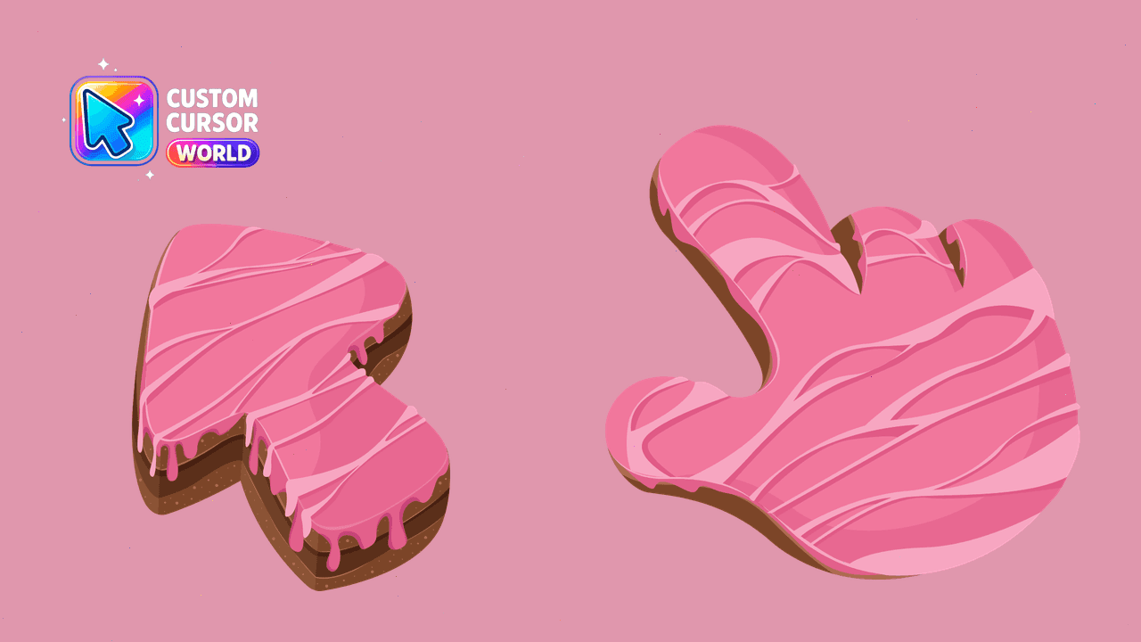 Прев'ю курсор-паку: Delightful Cake Texture Cursor Pack