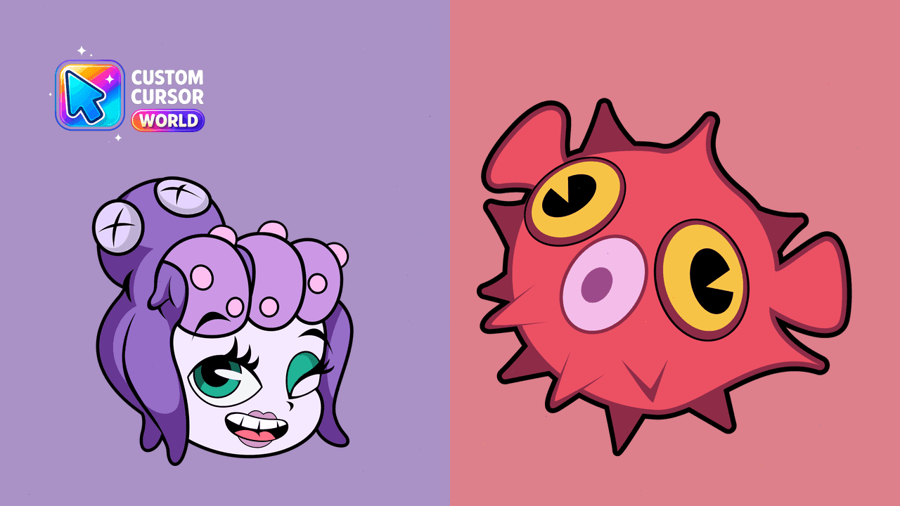 Прев'ю курсор-паку: Custom Cala Maria Cursor Pack for Chrome & Edge