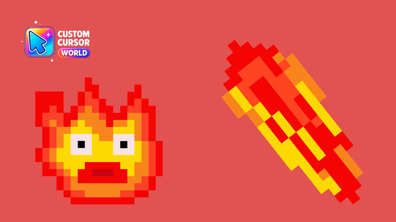 Прев'ю курсор-паку: Custom Cursor Pack - Calcifer Pixel