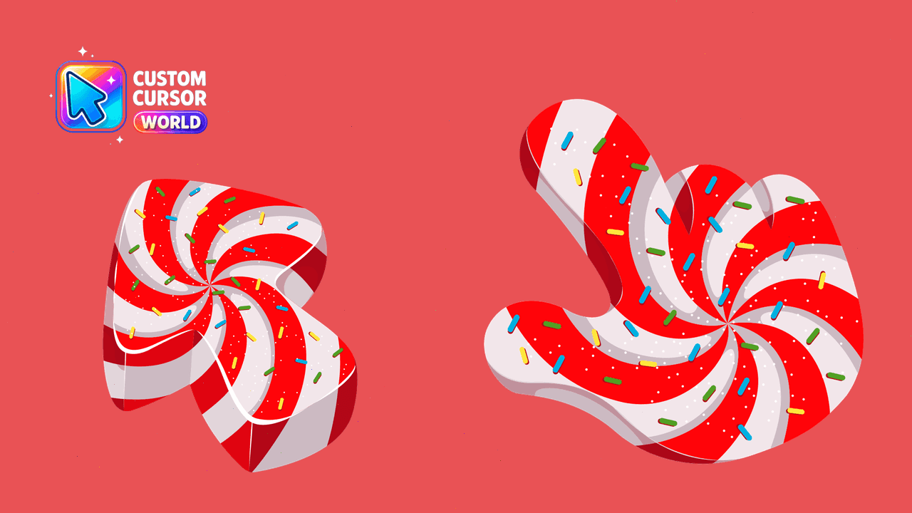 Прев'ю курсор-паку: Candy Cursor Pack for Chrome & Edge