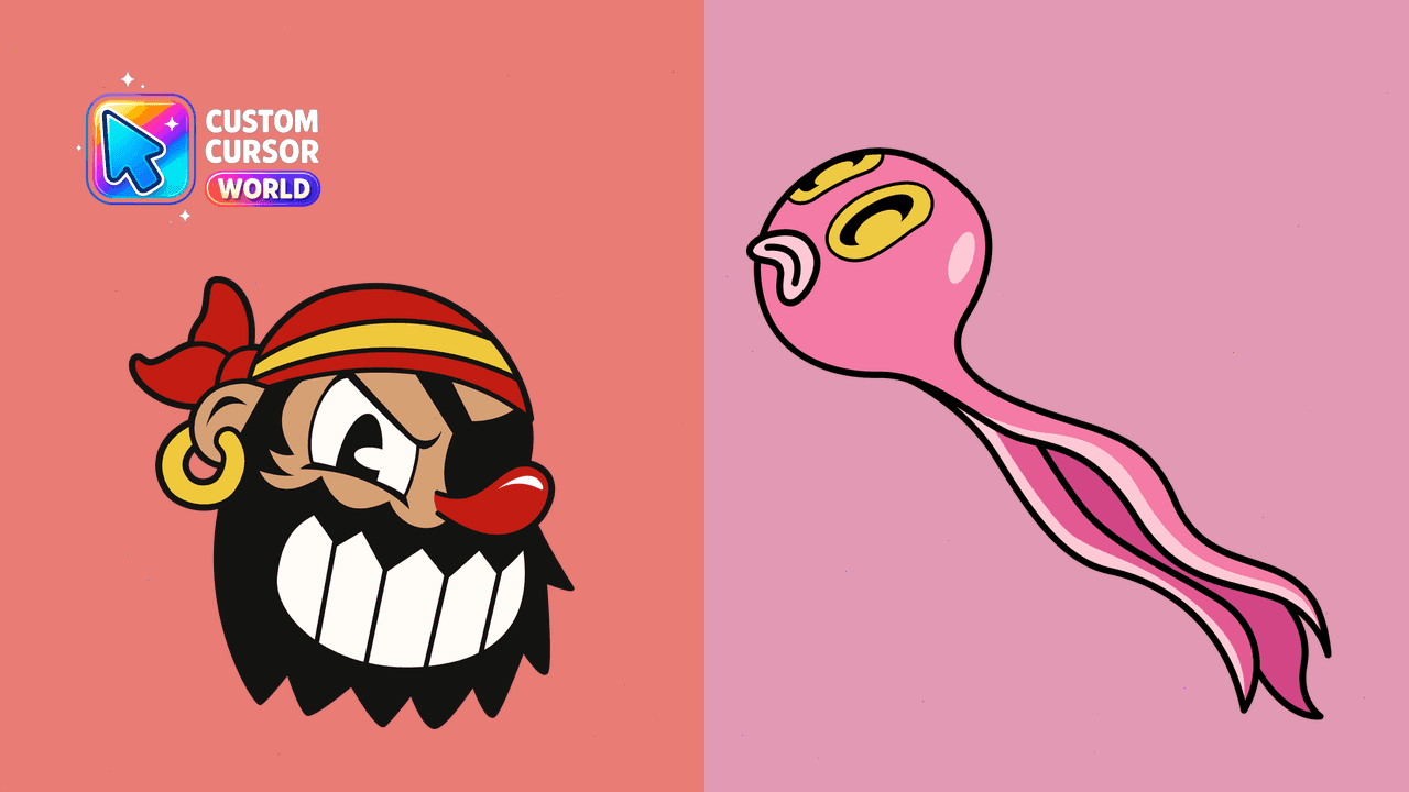 Прев'ю курсор-паку: Custom Brineybeard Cursor Pack for Mouse and Pointer