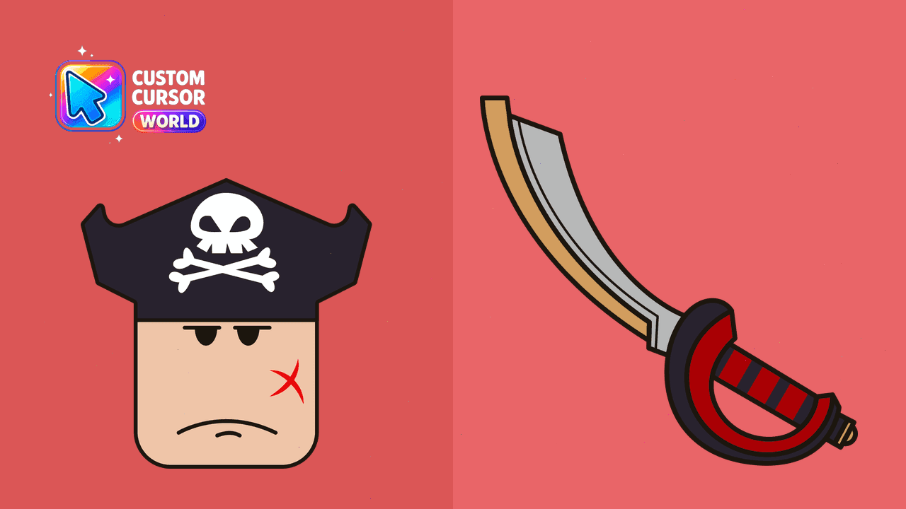 Прев'ю курсор-паку: Custom Captain Rampage Cursor Pack for Chrome & Edge