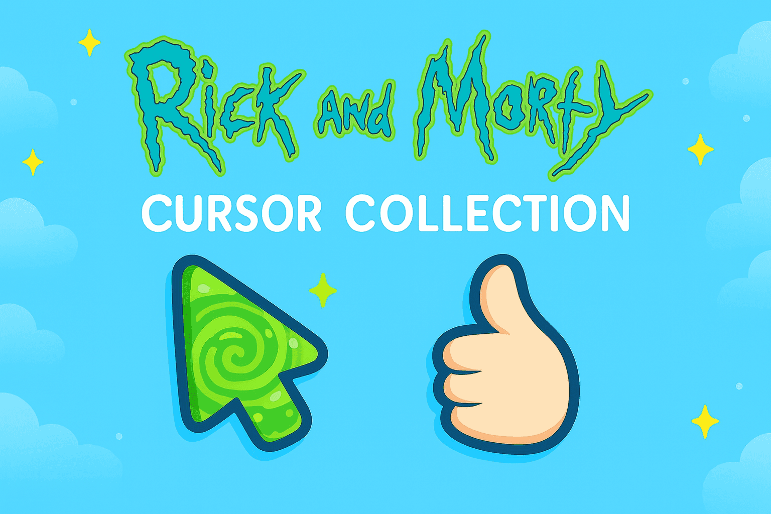 Images for the cursor collection: Rick and Morty Cursor Collection for Chrome