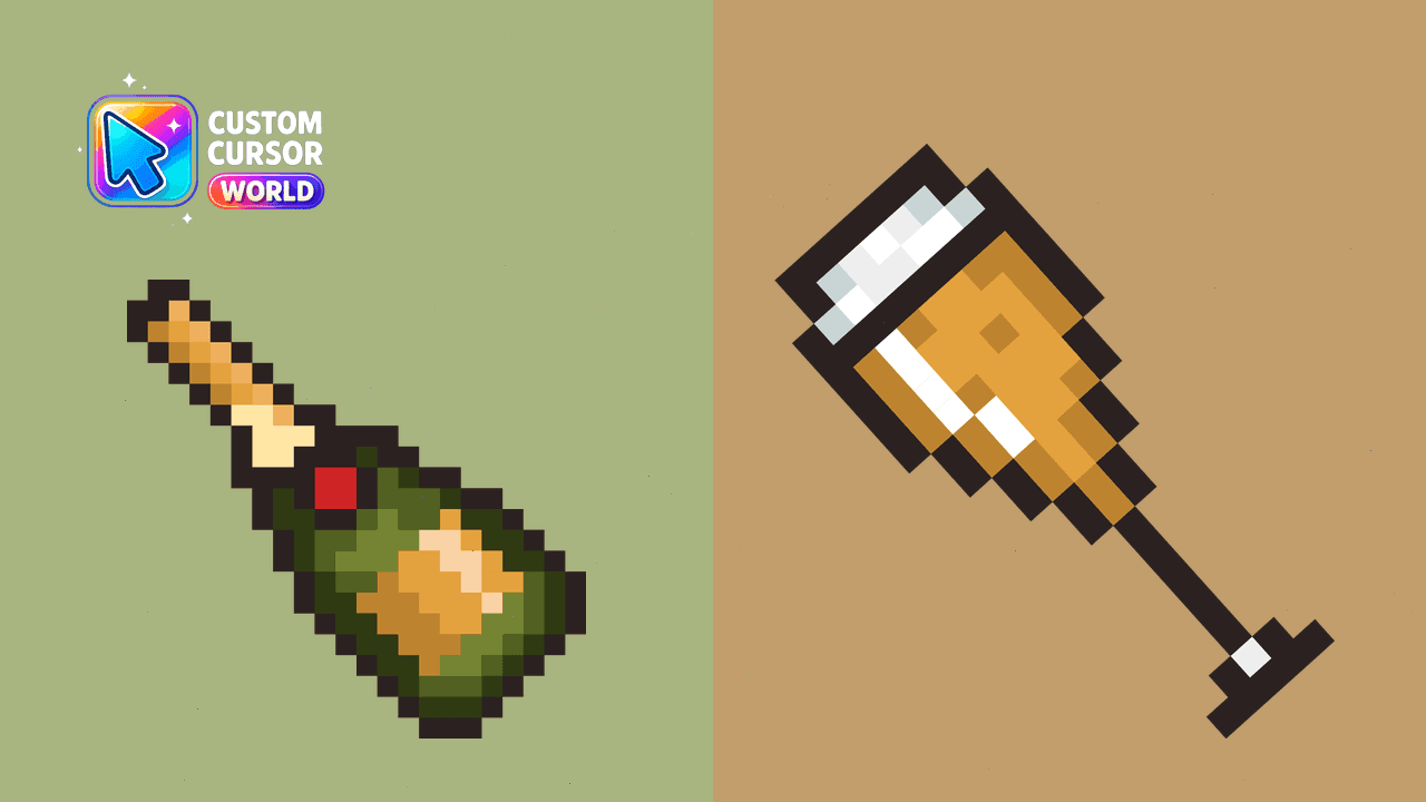 Прев'ю курсор-паку: Champagne Cursor Pack for New Year's Eve